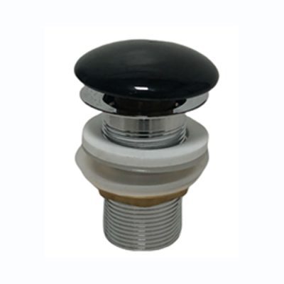 65mm Black Ceramic Pop-up Waste