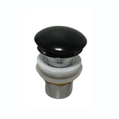 65mm Matt Black Ceramic Pop-up Waste