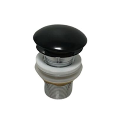 65mm Matt Black Ceramic Pop-up Waste