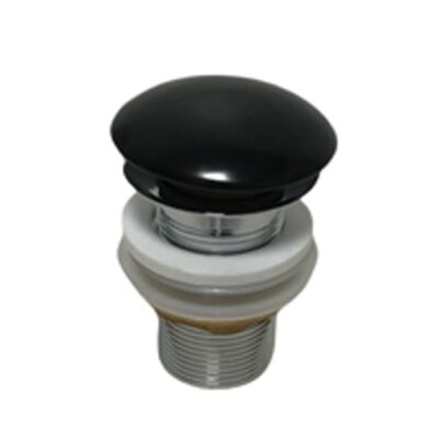 65mm Matt Black Ceramic Pop-up Waste