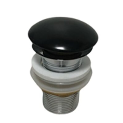 65mm Matt Black Ceramic Pop-up Waste