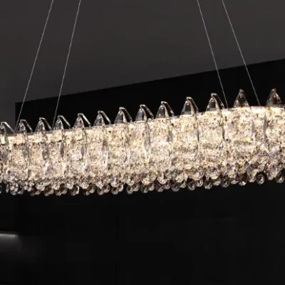Luxury Crystal Chandelier- Chrome
