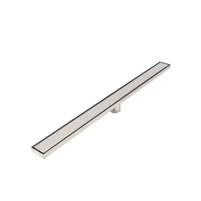 Stainless Steel Tile Insert Linear Shower Grate with 50mm Outlet - Flat 900mm