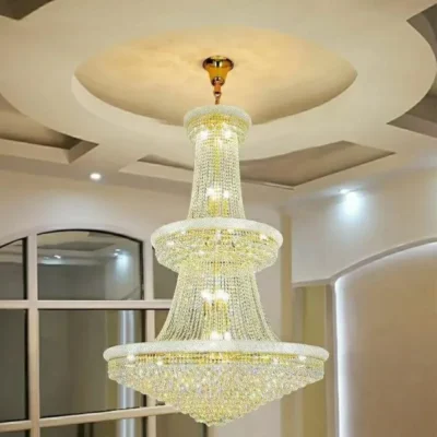 Modern Villa Luxury Crystal Chandelier- Gold