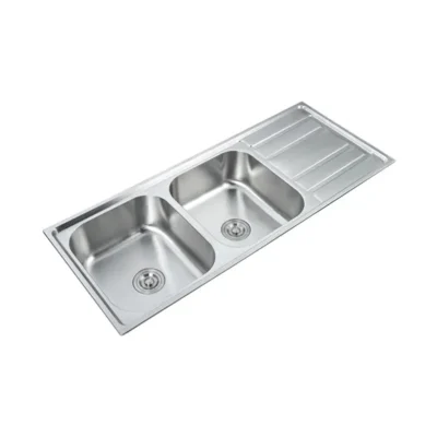 Double Bowl Sink with Board