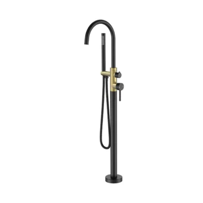 Bathtub mixer - Black & Gold