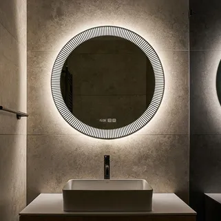 Round LED Wall Mirror