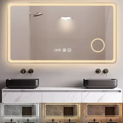 Rectangular LED Wall Mirror
