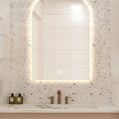Arched LED Wall Mirror