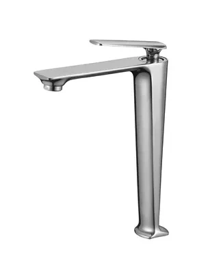 Tall Round Euro Basin Mixer - Chrome