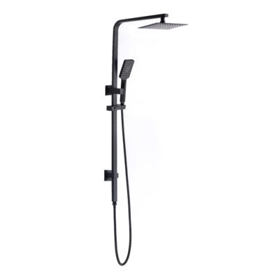 Twin Shower Set (matt black) 12mm head
