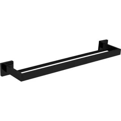 Double Towel Rail (Matt Black)